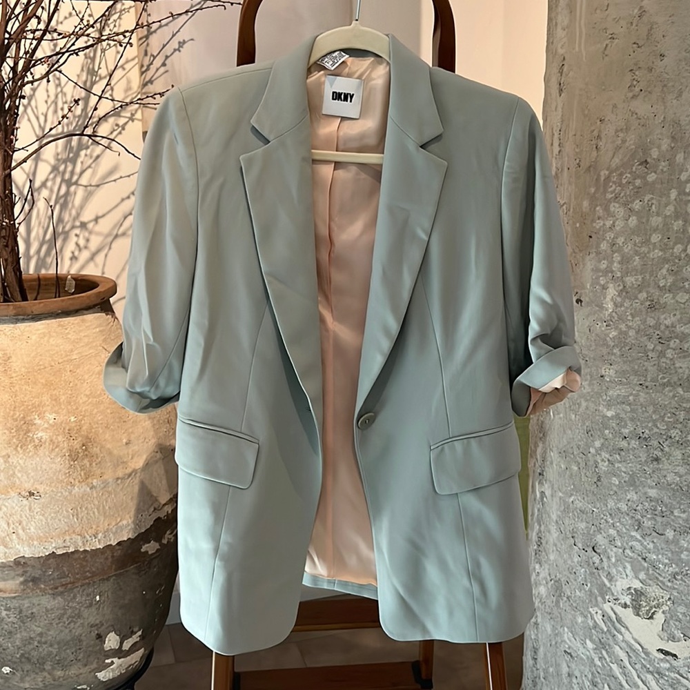 3/4 sleeve blazer